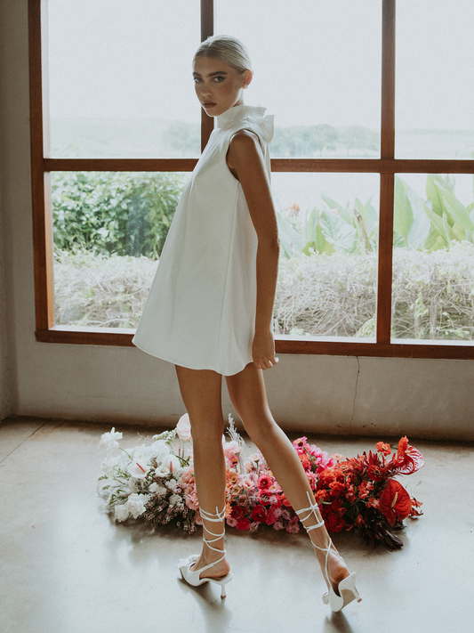 Elana Mini Dress - White