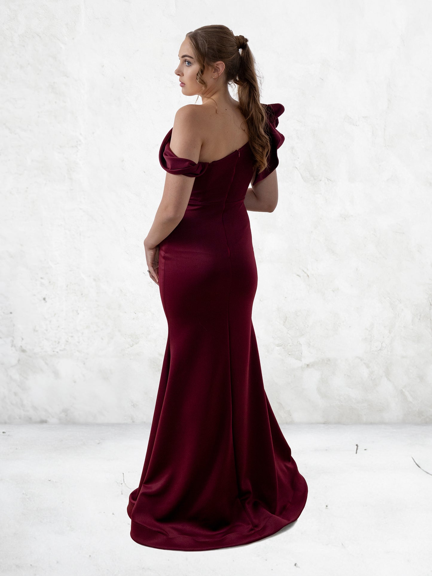 Emery Formal Dress - Wine Red