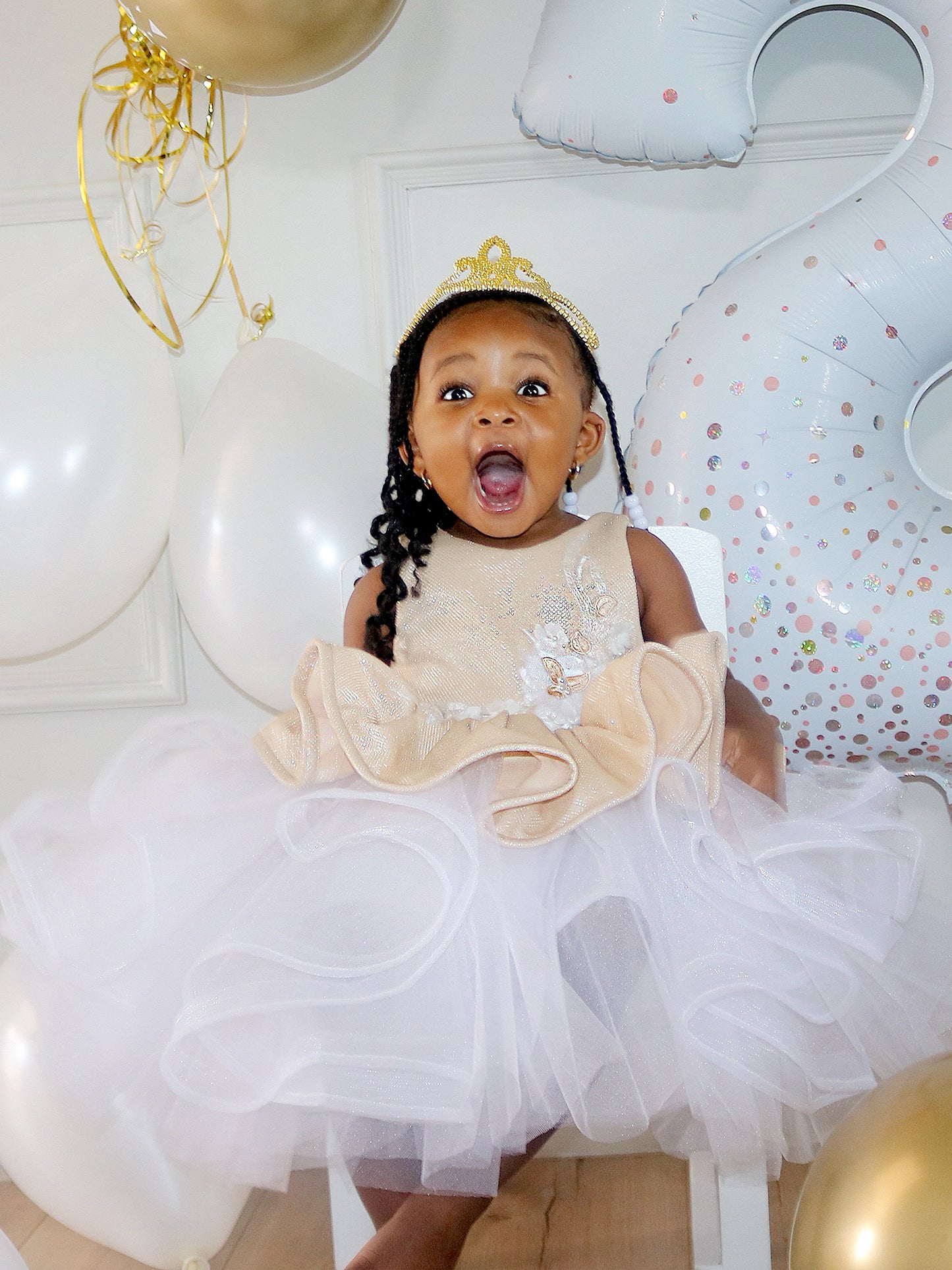 Zyana dress- Gold Champagne