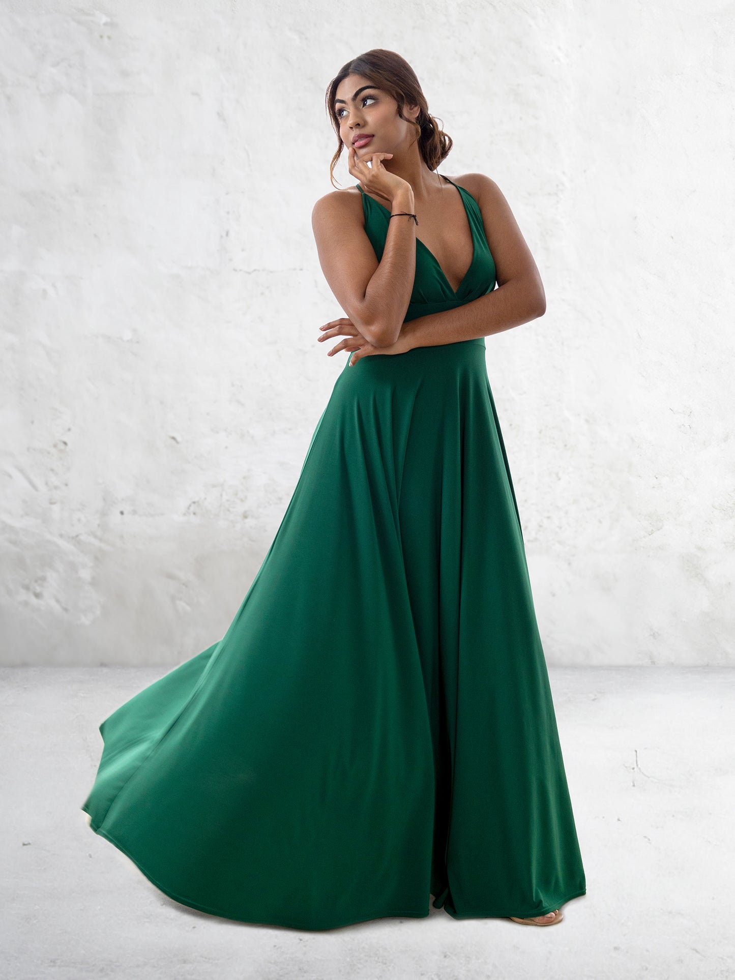 Nyx  Formal Dress - Emerald Green